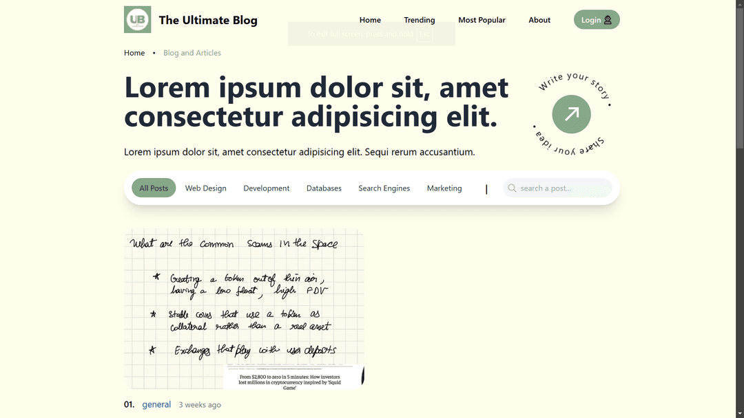 The Ultimate Blog
